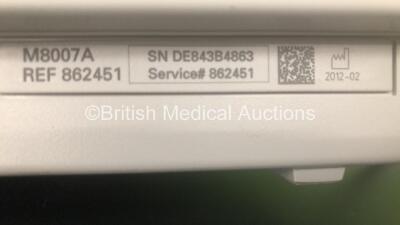 Philips IntelliVue MP70 Patient Monitor *Mfd 2012* (Powers Up with Blank Screen) with 1 x Philips M3005A CO2 Microstream Module *Mfd 2005* - 2