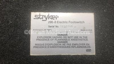 Stryker Surgical Command System Console with Footswitch (Powers Up) *92080143M* - 5