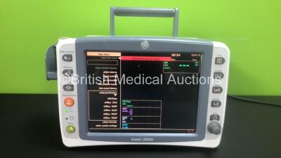 GE Dash 2500 Patient Monitor Including ECG, SpO2 and NIBP Options *Mfd 2009* (Powers Up) *SCG09027716WA*