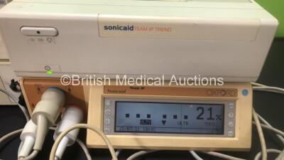 Job Lot Including 1 x Oxford SonicAid Team IP Fetal Monitor with 3 x Transducers (Powers Up) 1 x Philips Toco Transducer, 1 x Welch Allyn 420 Series Monitor (Powers Up) and 1 x Protocol Propaq Encore Monitor (No Power Supply) *DC001877 - 966351* - 2