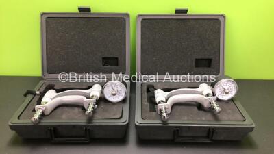 2 x Jamar Hydraulic Hand Dynamometers in Cases *20190713246 - 20190713243* (RI)