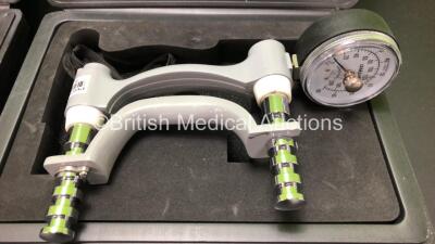 2 x Jamar Hydraulic Hand Dynamometers in Cases *20190713246 - 20190713243* (RI) - 2