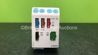 GE E-PRESTN-00 Module with SpO2, T1-T2, P1-P2, NIBP and ECG Option *Mfd 01-2006* *SN 6106961*