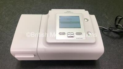 Philips Respironics BiPAP A40 Unit Software Version 3.6 with 1 x Rechargeable Li-Ion Battery (Powers Up with Damaged Display Screen-See Photo)