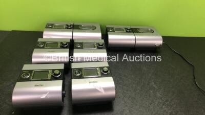 Job Lot of CPAP Units Including 5 x ResMed S9 VPAP ST Units (All Power Up) 1 x ResMed S9 AutoSet EPR CPAP Unit (Both Power Up) 2 x ResMed H4i Humidifier Units (All Power Up when Tested with Stock Power Supplies-Power Supplies Not Included) *SN 22141107640