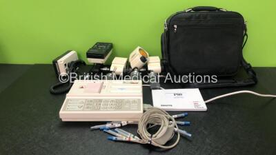 Mixed Lot Including 2 x Ohmeda 5120 Oxygen Monitors (Both Power Up) 1 x Seca CT3000I Electrocardiograph with 1 x 10 Lead ECG Lead (Powers Up) 3 x Ohmeda High Vacuum Valves