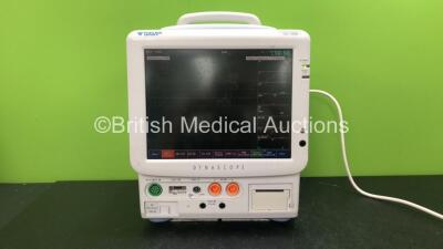 Fukuda Denshi Model DS-7200 Patient Monitor Including ECG/RESP, SpO2, NIBP, BP1, BP2, TEMP1, TEMP2 and CO2 Options with 1 x Fukuda Denshi MGU-722 Microstream CO2 Unit (Powers Up)