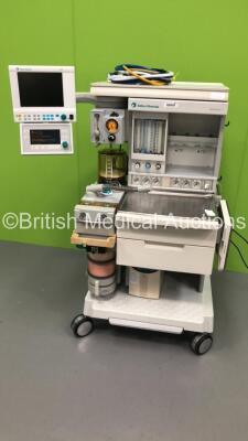 Datex-Ohmeda Aestiva/5 Anaesthesia Machine with Datex-Ohmeda SmartVent Software Version 4.5,Datex-Ohmeda S/5 Monitor,Absorber,Bellows,Oxygen Mixer and Hoses (Powers Up) * Asset No FS0180109 / FS 0109310 *