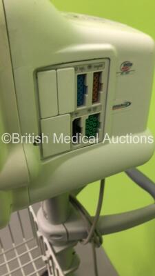 GE Dash 4000 Patient Monitor on Stand with SpO2,Temp/CO,NBP and ECG Options (Powers Up) * Mfd 2011 * - 4