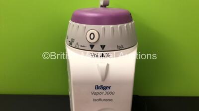 Drager Vapor 3000 Isoflurane Vaporizer *Mfd - 2014* **ASFH-0361** - 2