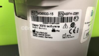 Drager Vapor 3000 Isoflurane Vaporizer *Mfd - 2014* **ASFH-0361** - 4