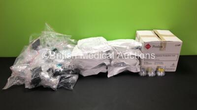 Job Lot of Consumables Including Approx.35 Penlon BactiTrap Pipeline Protection Units, 8 x Breathing Circuits and 13 x Anaesthesia Kits (See Photos for Details)