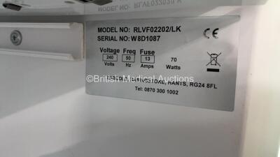 Labcold Sparkfree Lab Freezer Model RLVF02202/LK (Powers Up) *FS0026454 / W8D1087* - 2