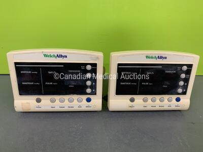 Welch Allyn 52000 Series Vital Signs Monitors x 2 (1 with no cover)