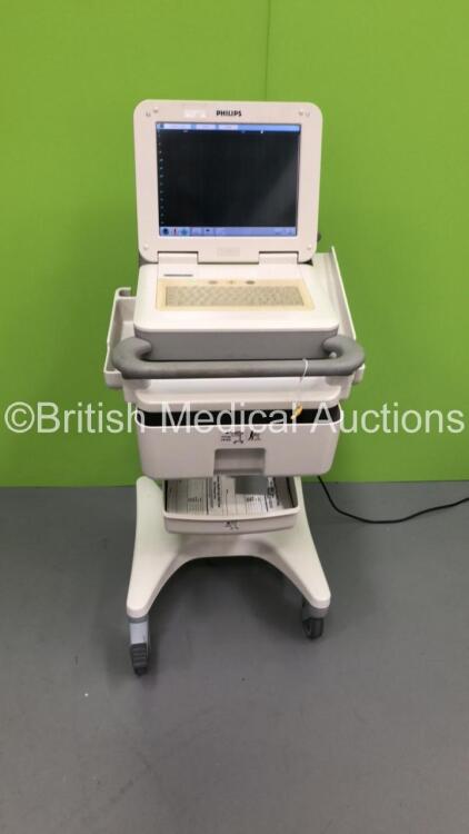 Philips PageWriter TC70 ECG Machine on Stand (Powers Up)