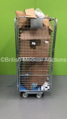 Cage of Consumables Including Medisoft Corrugated Tubes and Medisense Glucose and Ketone Control Solutions (Cage Not Included - Out of Date)