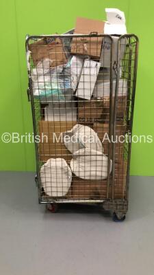 Cage of Mixed Consumables Including White Impression Paste, Arrow MAC Two-Lumen Central Venous Access Sets and EnFit Nasogastric Feeding Tubes (Cage Not Included - Out of Date) - 2