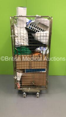 Cage of Mixed Consumables Including Ottobock 50S1 Dyna Ankle Sets, Iridex G-Probes and Concept Sealed Edge Eye Pads (Cage Not Included - Out of Date)