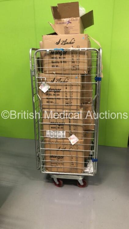 Cage of 12 x Boxes of Manger Patient Specific Lifting Slings (Cage Not Included)