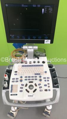 GE Vivid S6 Flat Screen Ultrasound Scanner Ref H45021LJ *S/N0648VS6* **Mfd 02/2009** Application Software Version Build 48 System Software Version 6.0.9 with 3 x Transducers / Probes (M4S-RS Ref 5308251 *Mfd 11/2010* / 3S-RS Ref 2355686 *Mfd 01/2009** and - 3