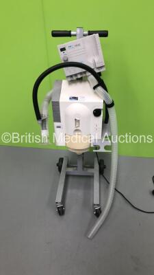 ConMed Hyfrecator 2000 Electrosurgical Unit on Stand with Acu-Vac IE Suction Pump with Hose (Powers Up) *S/N 14EGJ405*