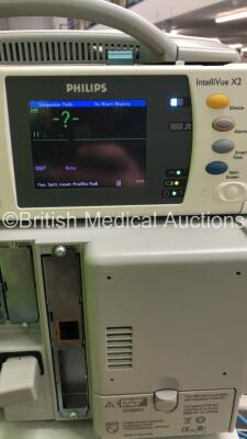 Drager Titus Anaesthesia Machine with Smiths Medical ventiPac Ventilator, Philips IntelliVue MP50 Anaesthesia Monitor, Philips IntelliVue X2 Monitor with Press, Temp, NBP, SPO2 and ECG/ Resp Options and Philips IntelliVue G5-M1019A Gas Module with Water T - 10