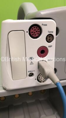 Drager Titus Anaesthesia Machine with Smiths Medical ventiPac Ventilator, Philips IntelliVue MP50 Anaesthesia Monitor, Philips IntelliVue X2 Monitor with Press, Temp, NBP, SPO2 and ECG/ Resp Options and Philips IntelliVue G5-M1019A Gas Module with Water T - 13