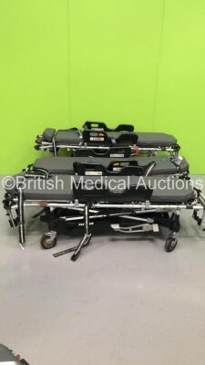 3 x Ferno Pegasus Ambulance Stretchers with Mattresses (Hydraulics Tested Working)