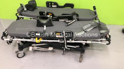 2 x Ferno Pegasus Ambulance Stretchers with Mattresses (Hydraulics Tested Working) - 2