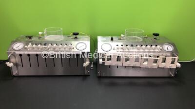 2 x Mui Scientific PIP-4-8 Pressurised Infusion Pumps (Both Power Up) *MS4-1456 - MS4-1368*