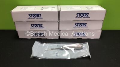 6 x Karl Storz Ref.175830 Spratt Mastoid Curette Size 000 (All Boxed and Unused)