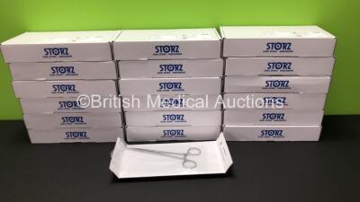 18 x Karl Storz Ref.794228 Artery Forceps, Curved 90 Degree, 18cm (All Boxed and Unused)