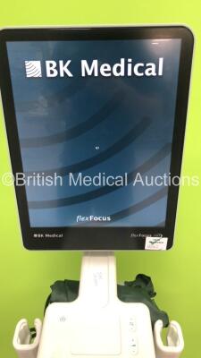 BK Medical Flex Focus 700 Flat Screen Ultrasound Scanner Model 1202 with Sony Digital Graphic Printer UP-D897 (Powers Up) * SN 5001173 * - 4