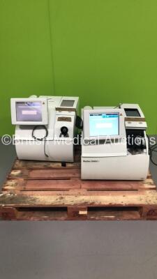1 x Roche OMNI S Blood Gas and Electrolyte Analyzer and 1 x Roche Cobas b221 Blood Gas / Electrolyte Analyzer (Both Power Up)