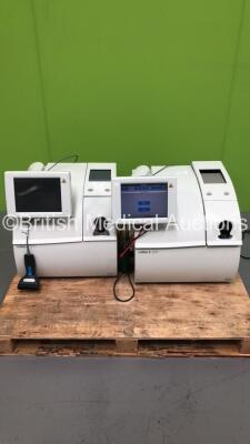 2 x Roche Cobas b221 Blood Gas / Electrolyte Analyzer (Both Power Up - 1 x HDD REMOVED)