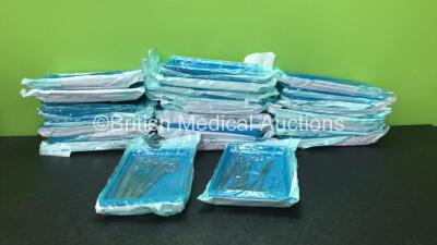 Large Quantity of Surgical Instrument Sets Including Forceps Scissors and Tweezers