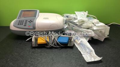 Mixed Lot Including 1 x Amersham Biosciences Ultrospec 3100 pro UV/Visible Spectrophotometer Software Version V1.8 (Powers Up) 1 x Arthro Care Footswitch and Large Quantity of Baxter Blood Component Sets *Exp 08/2020*