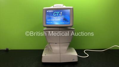 TopCon CT-1 Computerized Tonometer with Printer Options Software Version 2.02 *Mfd 2013* (Powers Up) *SN 2730313* *FOR EXPORT OUT OF THE UK ONLY*