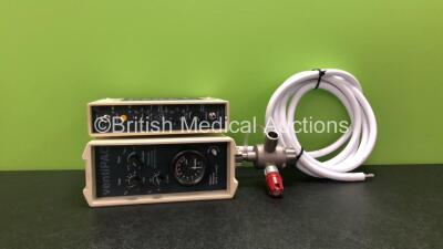 Pneupac MR Compatible ventiPAC Anesthetic Ventilator with 1 x Pneupac alarmPAC and Hose