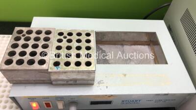 Mixed Lot Including 1 x Stuart Scientific SHT 1D Test Tube Heater with 2 x Metal Blocks (Powers Up) 13 x Plastic Blocks, 1 x Hamamatsu NIRO-200 Unit (Untested Due to No Power Supply) 1 x Olympus BX-UCB Microscope Control Box (Powers Up) 1 x Philips HNS919 - 3