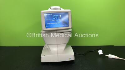 TopCon CT-1 Computerized Tonometer with Printer Options Software Version 3.01 *Mfd 2015* (Powers Up) *SN 2730504* *FOR EXPORT OUT OF THE UK ONLY*