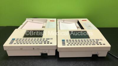 2 x Eclipse 850 ECG Machines (Both Power Up with Missing Printer Covers and ECG Leads)