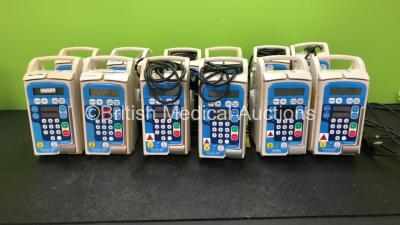 25 x Graseby 500 Modular Infusion Pumps (All Power Up 6 with Service Message, 25 in Lot, 12 Shown in Photo)