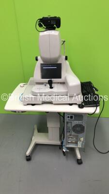 TopCon 3D OCT-2000 Optical Tomography System with Nikon D90 Digital Camera on Motorized Table (HDD REMOVED)