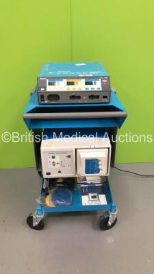 Valleylab Force FX-8CS Electrosurgical / Diathermy Unit with RapidVac Smoke Evacuator and Footswitch (Powers Up)