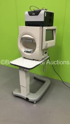 Zeiss Humphrey Field Analyzer Model 720i Rev 3.4.5 on Motorized Table with Finger Trigger and Printer (Powers Up) ***IR097*** - 2