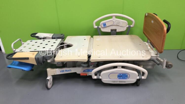 Hill-Rom Affinity 4 Electric Birthing Bed (Powers Up-Missing Cushions) * SN L115AA5915 *