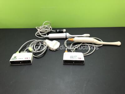 Job Lot Including 1 x Toshiba PVG-601V Transducer - Probe, 1 x Toshiba PVG-366M Transducer - Probe and 1 x Siemens GM-0337DS22 Transducer - Probe