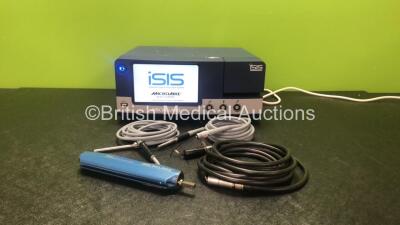 Mixed Lot Including 1 x Microaire ISIS Ref 5020 Powered Instrument Driver with 1 x Connection Lead, 1 x MicroAire PAL Liposculptor Handpiece (Powers Up) 2 x Light Source Cables *SN 07121071*