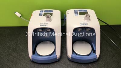 2 x Fisher & Paykel Airvo 2 Humidifier Units with 2 x Power Cables (Both Power Up) * SN 161221042373, 161221042358*